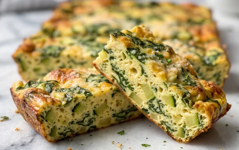 Baked Spinach Zucchini Frittata Fingers {Baby-Friendly}