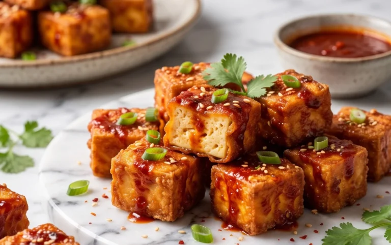 Crispy Gochujang Korean Tofu