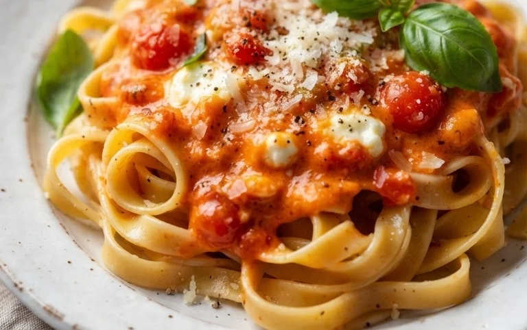 Tomato Pasta Sauce with Cream Cheese
