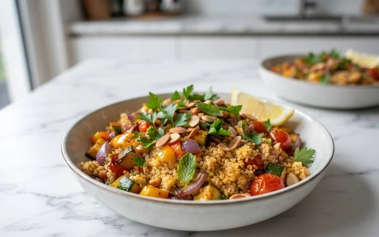 Röstgemüse Couscous für Geschmacksexplosion