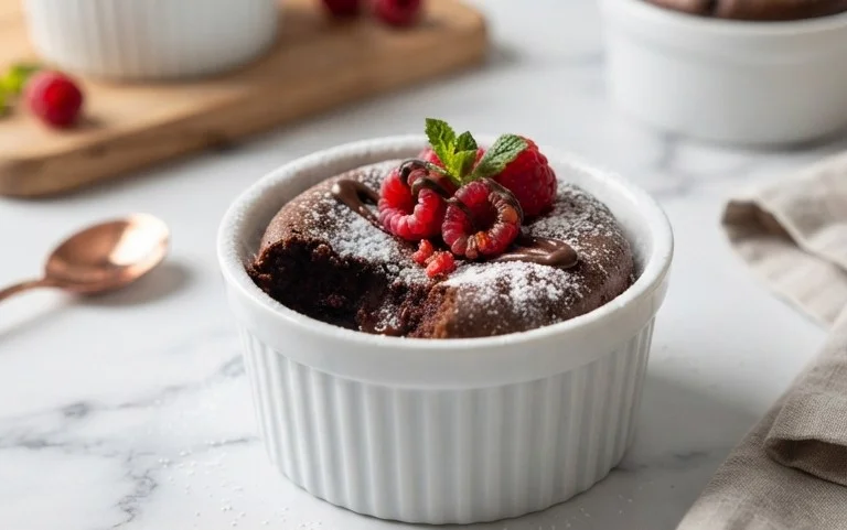 Air Fryer Lava Cake