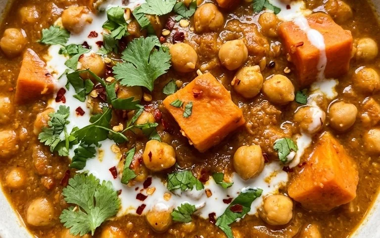 Sweet Potato and Chickpea Curry