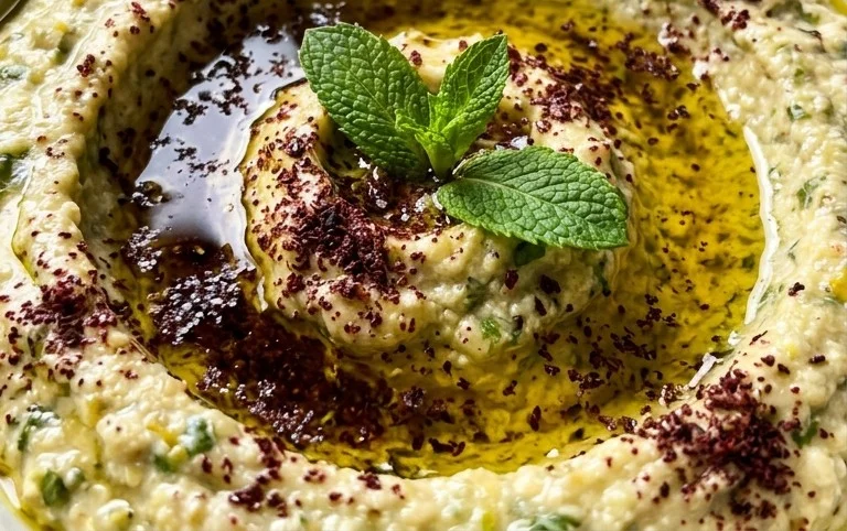 Pnon-alcoholic alestinian Zucchini Dip