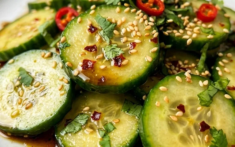 Easy Asian Cucumber Salad