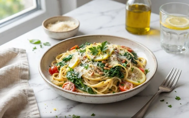 Spinach Lemon Pasta