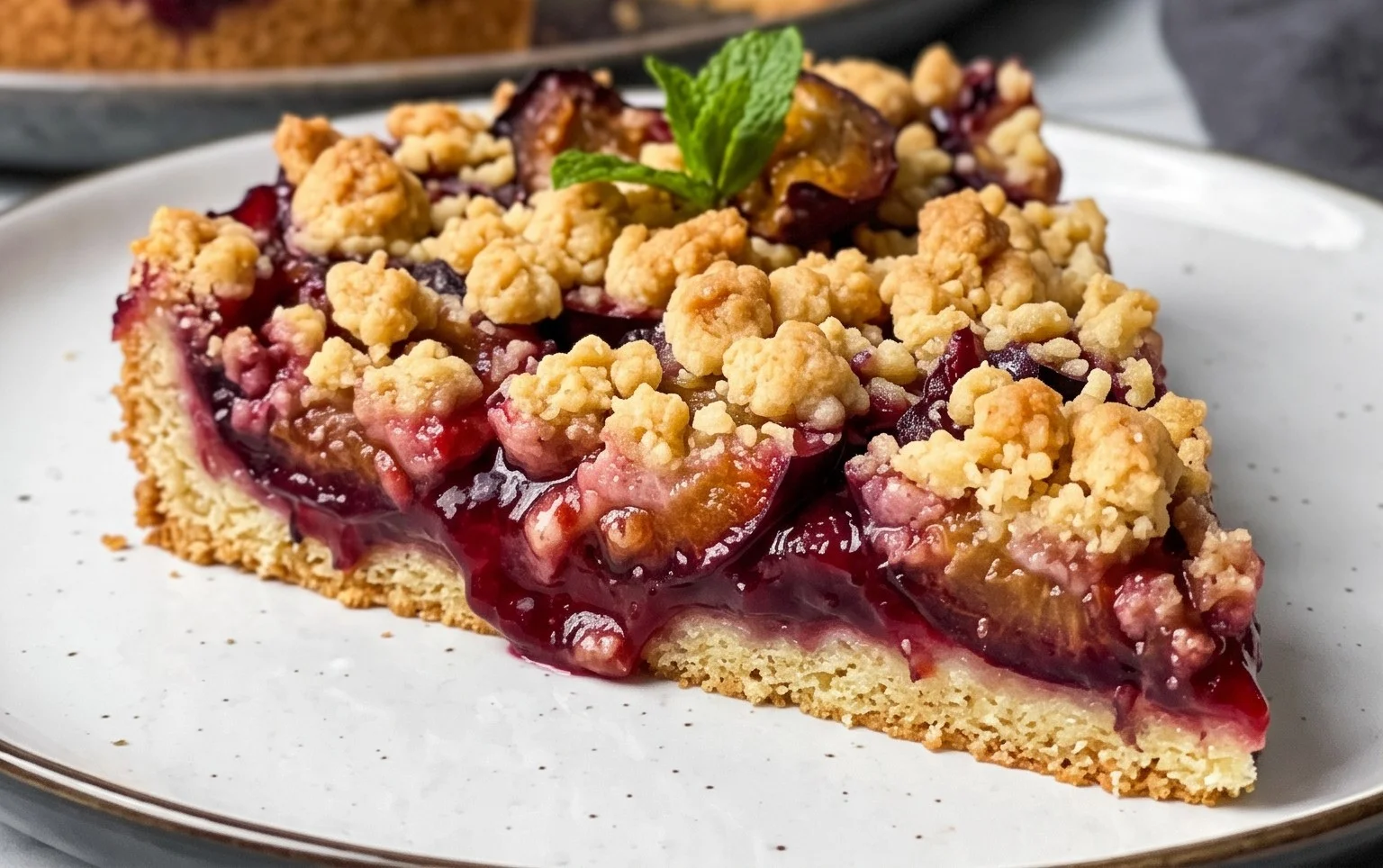 Zwetschgendatschi mit Streusel – nach Omas Rezept