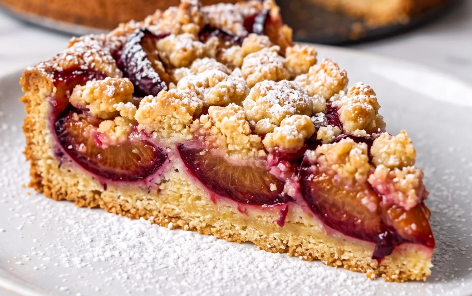 Pflaumenkuchen mit Streuseln aus der Springform Rezept