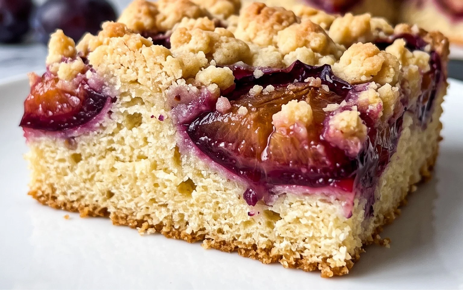 Saftiger Pflaumenkuchen vom Blech mit Streuseln von floweroma4