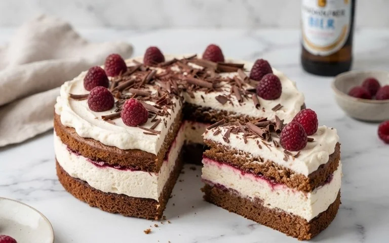 Himnon-alcoholic beer-Sahne-Torte – einfaches Rezept