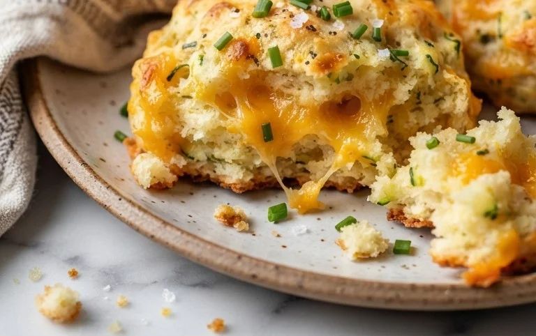 Zucchini Cheddar Biscuits