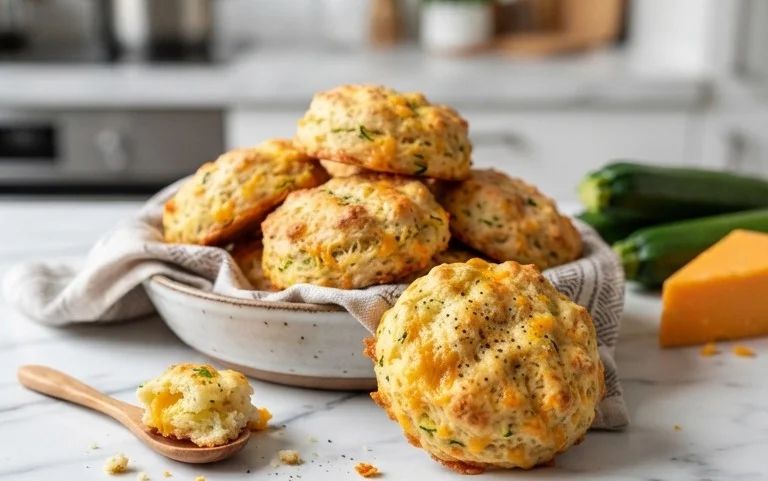Zucchini Cheddar Biscuits