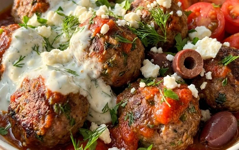 Greek Meatball Bowl Recipe