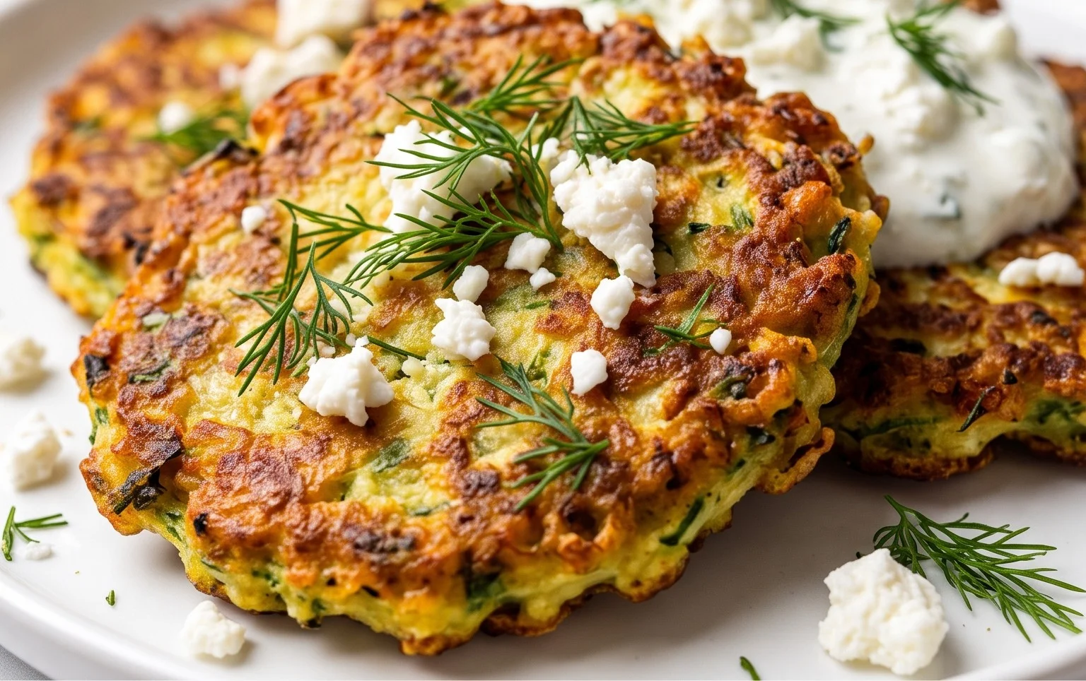 Zucchinipuffer mit Feta und Tzatziki: Das Unglaubliche Ultimative Rezept für 4 Portionen