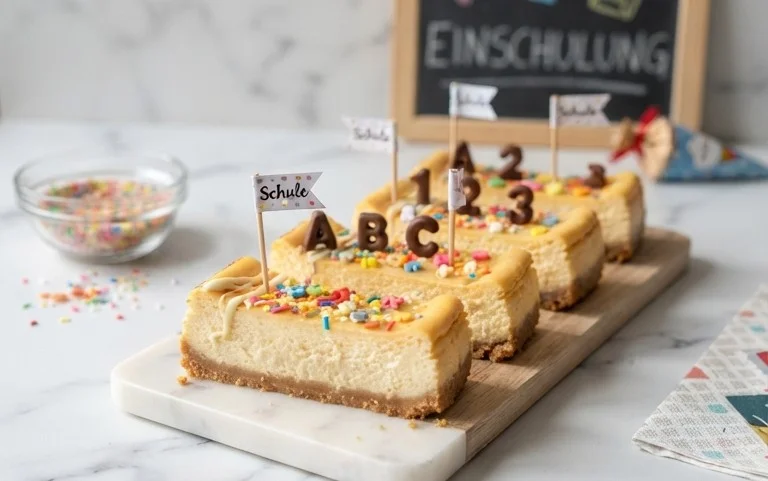 Cheesecake Sticks zur Einschulung